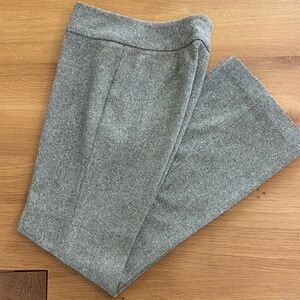 *** Folio~ Olive Tweed Wool-Blend Pants